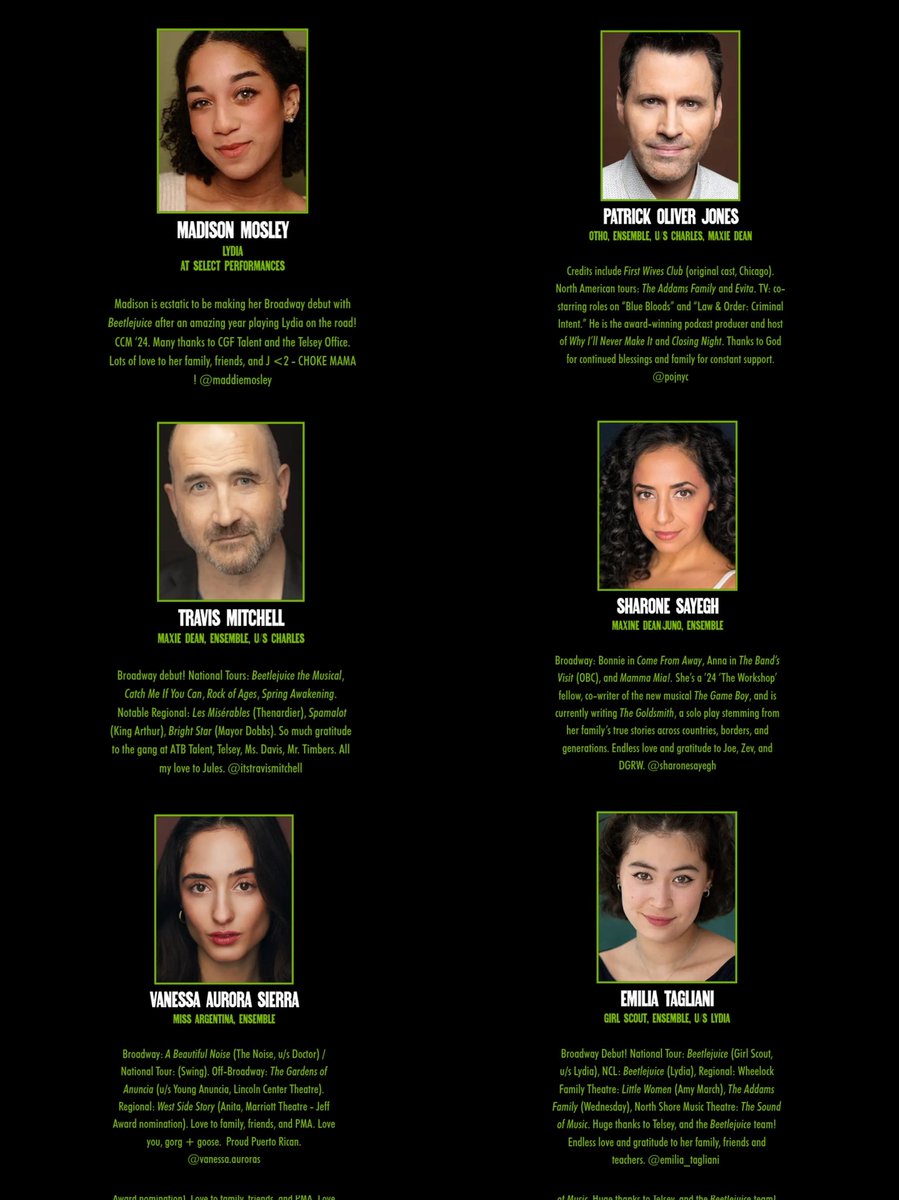 gospelofbj's tweet photo. #ICYMI: We present the #Broadway cast...3.0!

#GospelOfBetelgeuse #TellMyStory #BeetlejuiceBway  #BeetlejuiceTour #Beetlejuice https://t.co/WiJEnL3X50