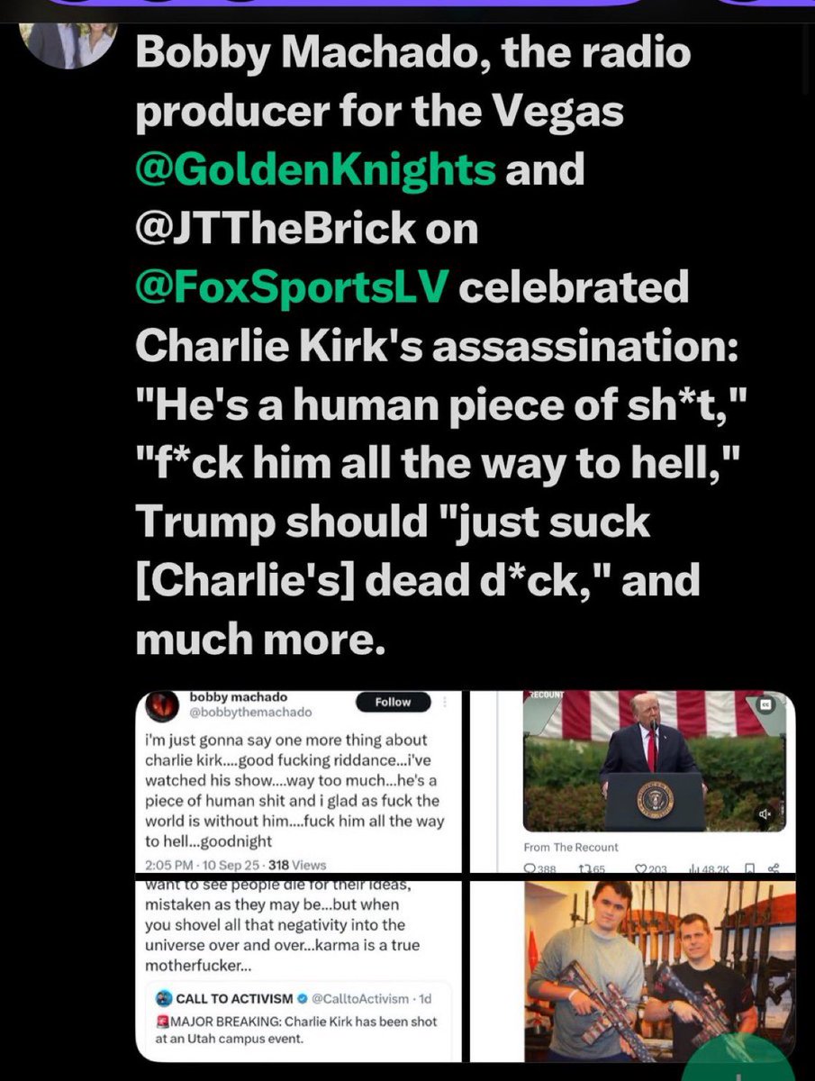 <a href="/FoxSportsLV/">FOX Sports Las Vegas</a> This deserves more than a leave of absence, don’t you think? He has no moral character.