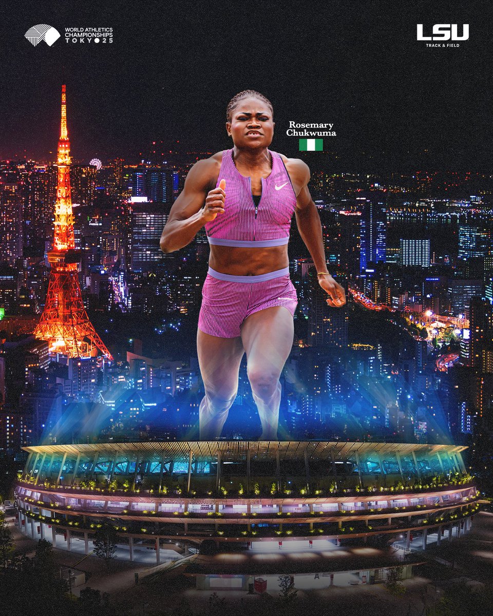 Best of luck to Tiger training member Rosemary Chukwuma as she takes on Tokyo as well! 🇳🇬