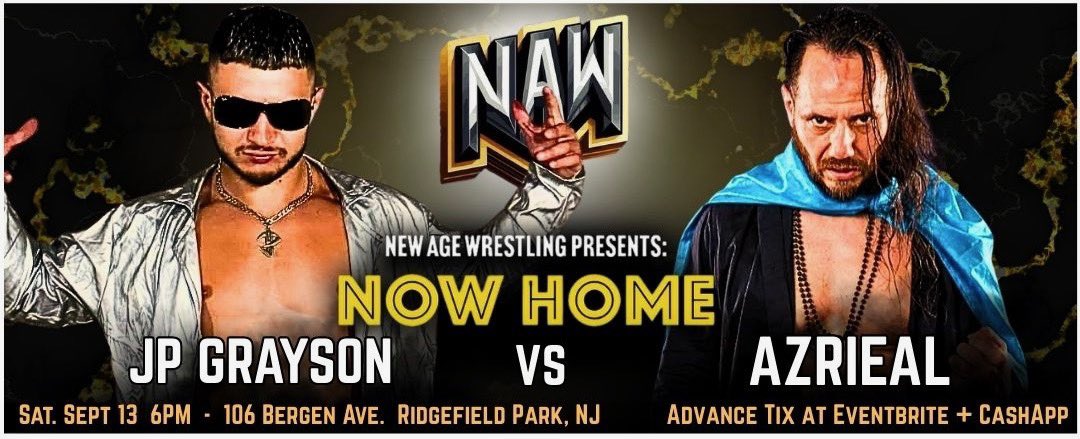 JPGrayson1's tweet photo. Pulling up to New Age Wrestling to face @AzRi3aL π₯πͺ
This match has been years in the making⦠A true generational showdown.
#BackSeatBoyz #SpecialK #JP #Azrieal #WrestlingThreads https://t.co/qjE8vykloe