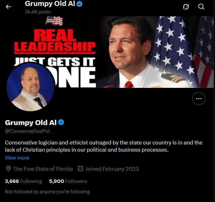 This guy blocked me because of a single comment about 9/11 being an inside job.  

25 years later &amp; he still has his head in the sand.  

GOD help these people.
