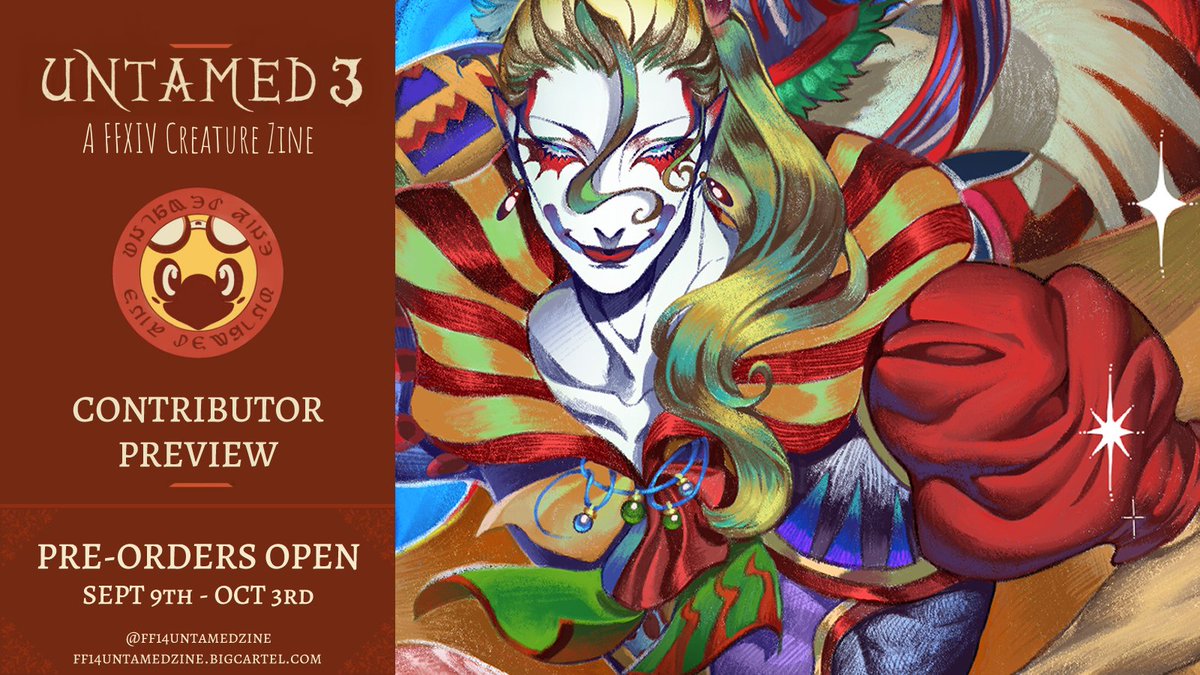 A sneakpeek of one of the three peices I did for <a href="/ff14untamedzine/">Untamed: A FFXIV Creature Zine @Preorders</a> 3!!! Pre-orders are open, please check them out!