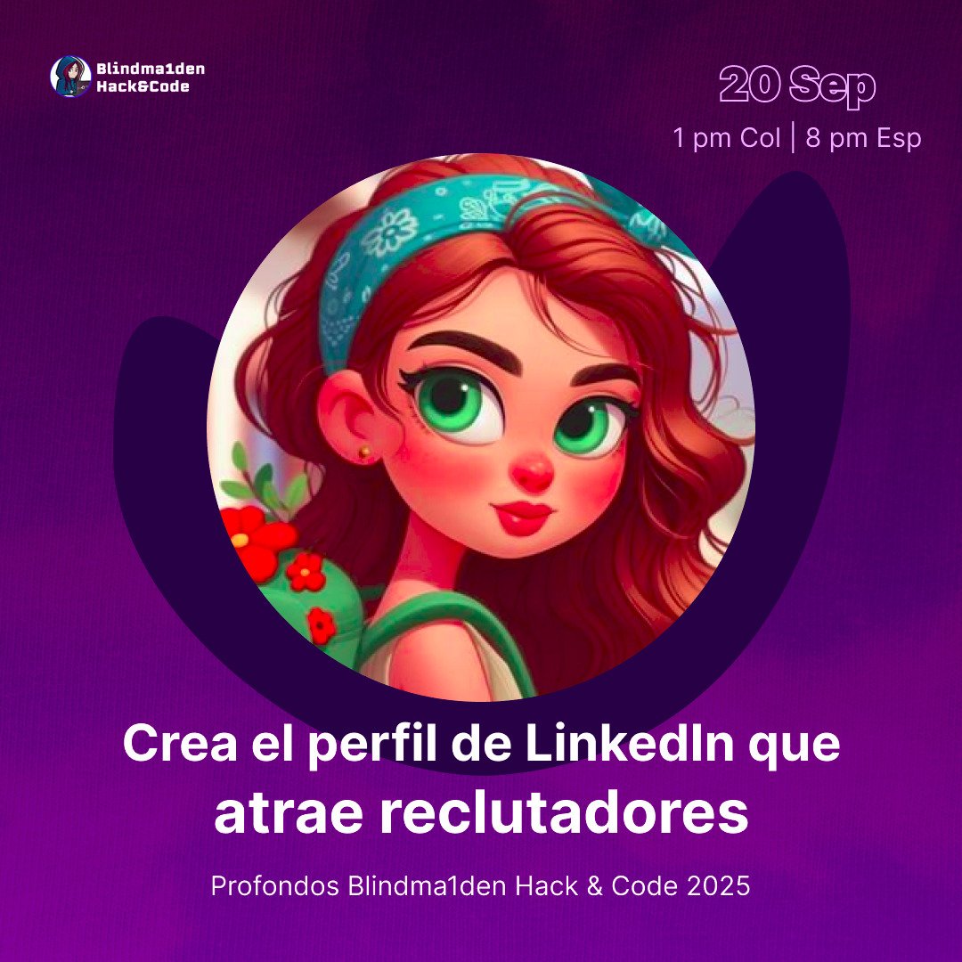 Marge aprendió todo sobre LinkedIn y lo uso a su favor para buscar su primer trabajo en cyber. 

Asi consiguió 11 invitaciones a procesos en 9 meses. 

Si quieres aprender todos los trucos para que los reclutadores te inviten, inscríbete en este taller.  👇patreon.com/posts/13794992…