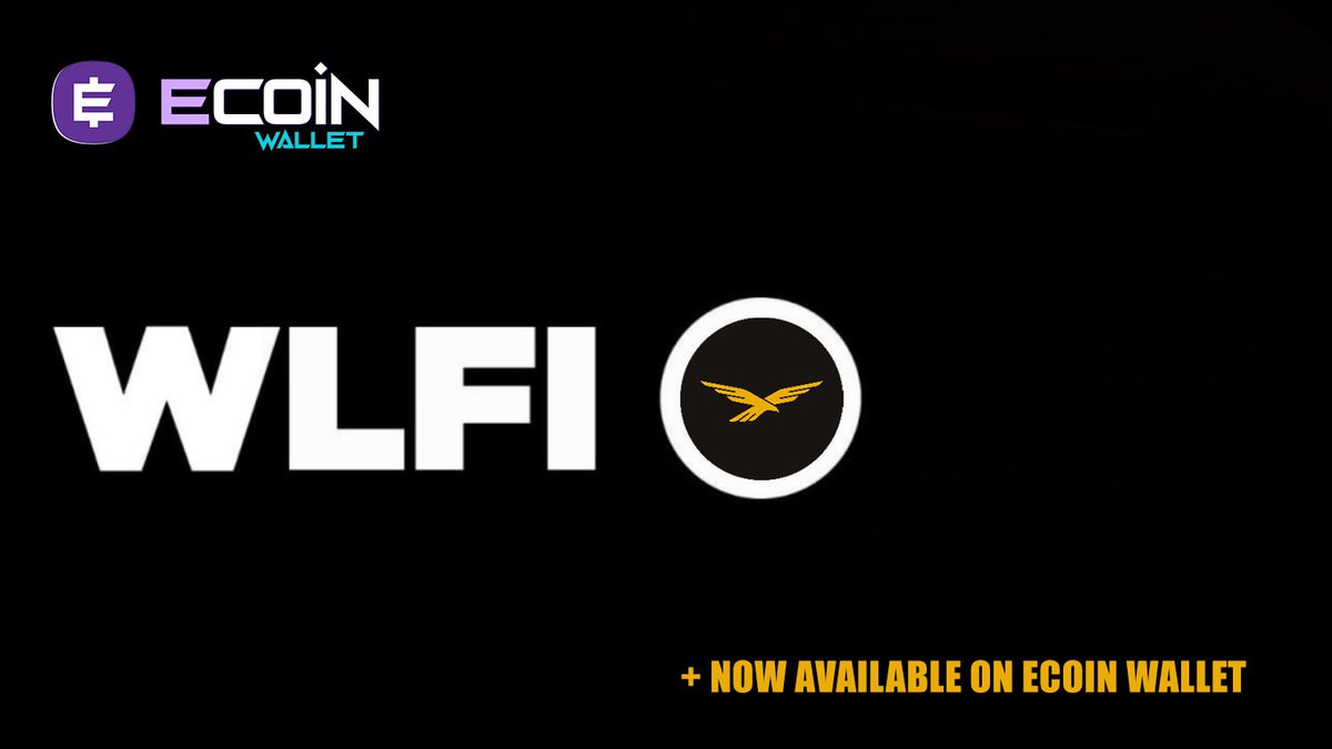 🟡 World Liberty Financial (WLFI)  is now live on #EcoinWallet! 🚀

You can already find World Liberty Financial (WLFI) by name in the wallet search — no need to paste contracts manually. 😉

🔸 BSC: 0x47474747477b199288bF72a1D702f7Fe0Fb1DEeA
🔸 ETH: