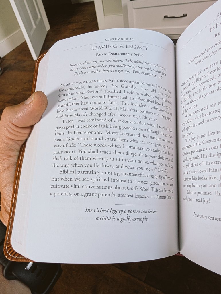 “The richest legacy a parent can leave a child is a godly example.”

We may not control the world they inherit, but we can shape how they walk through it. Leaving a legacy of faith is one of the greatest gifts we can give.