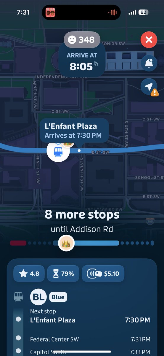 CenaKid's tweet photo. @transitapp Im noticing the blue line stops are not correct. The map says one thing but the actual station says another name. https://t.co/e7pbtufGRl
