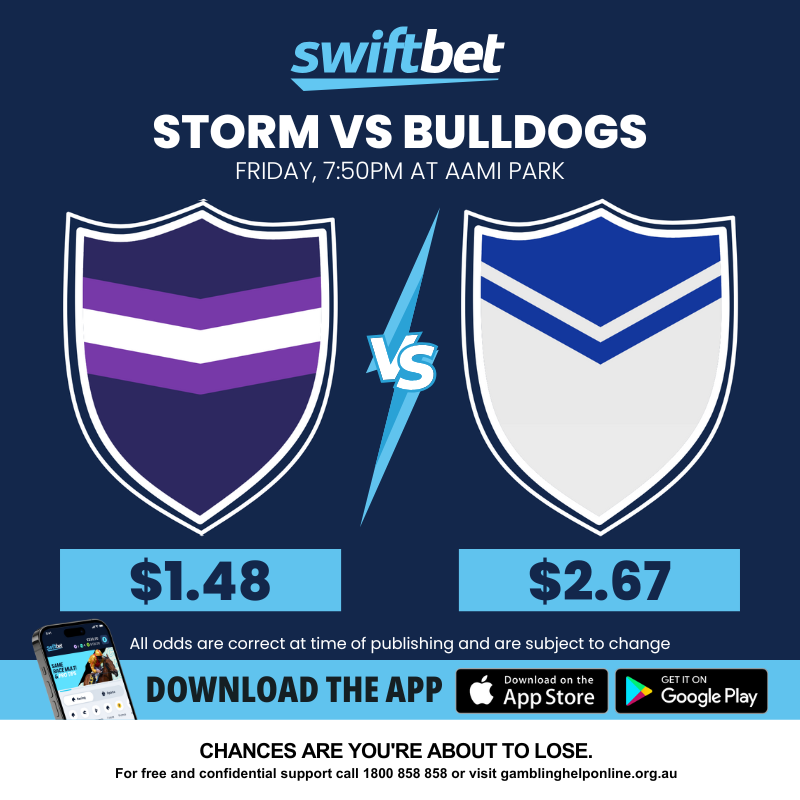 Melbourne Storm have been shaky late in the season but head into tonight's final against the Bulldogs as favourites. Who wins? #NRLFinals #NRLStormBulldogs