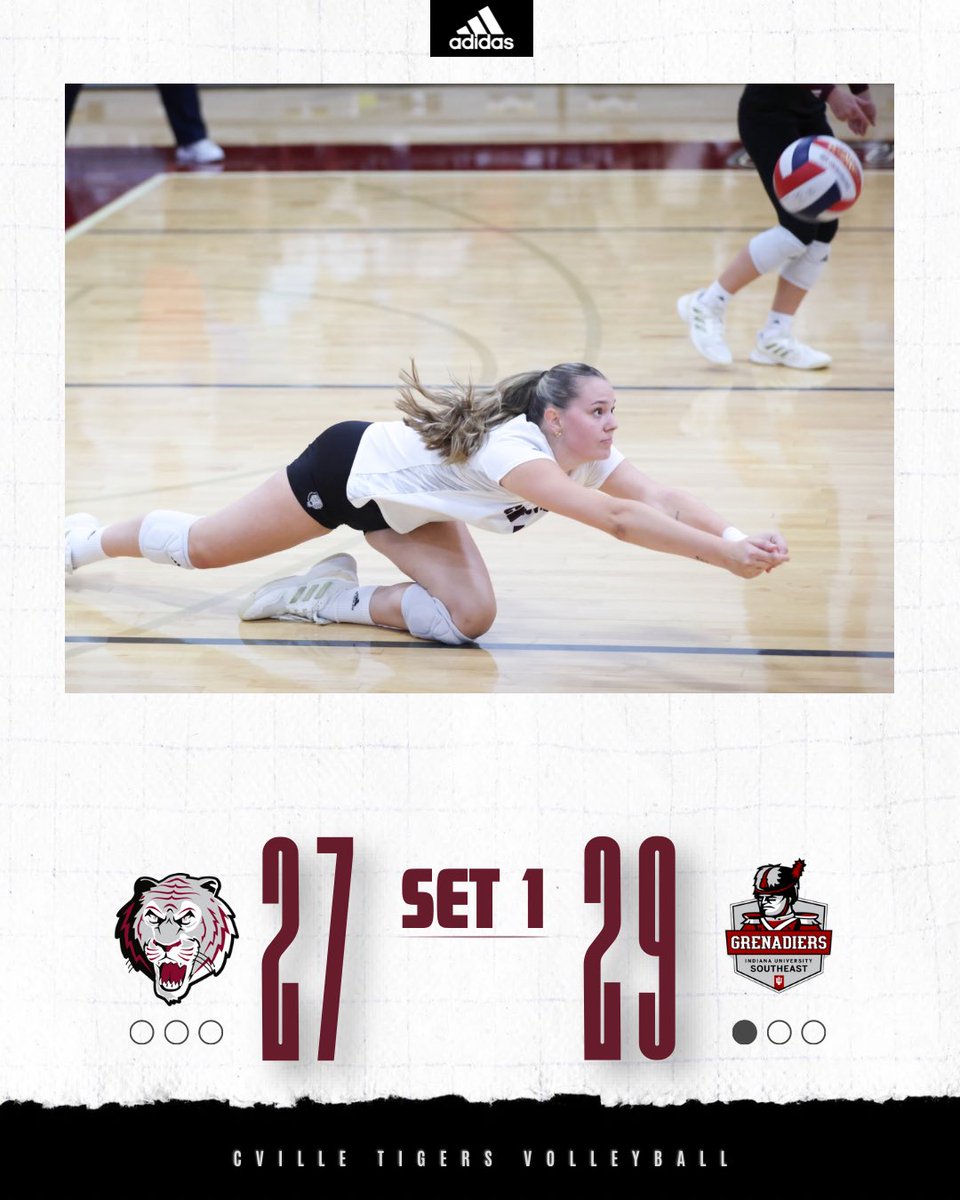 SET ONE | The Tigers drop the first set to IU Southeast.  

📺tinyurl.com/479j6znz
📊tinyurl.com/yckknbx3
#️⃣ #TigerUp