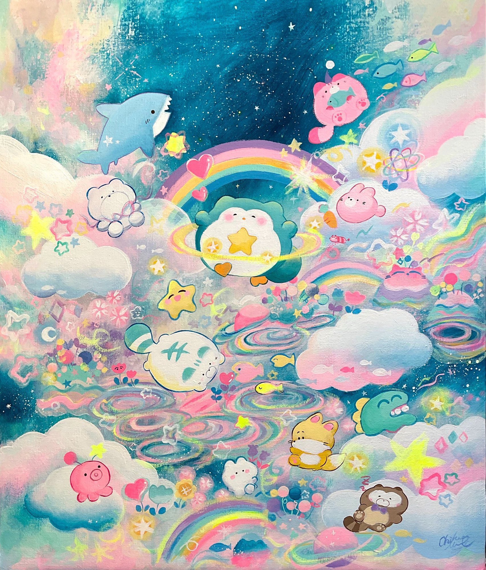 と*と様 ちくわミエル　ちくわエミル　原画　ドローイング　作品 と*と様 ちくわミエル ちくわエミル 原画 ドローイング 作品