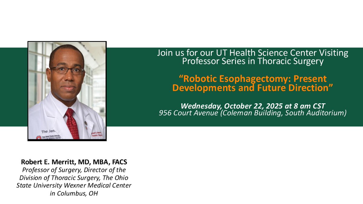 UTHSC Department of Surgery tweet media