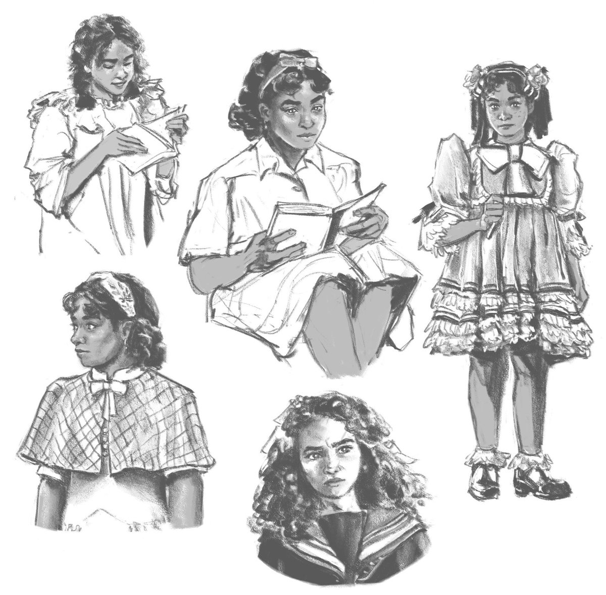 sketched some claudias! #iwtv