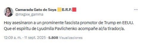 MARIO ENRIQUE GÓMEZ ARGUETA, EL “REFUGIADO” QUE CELEBRA CRÍMENES DESDE ESTADOS UNIDOS 🇺🇸🟥

Mario Enrique Gómez Argueta, comunista declarado y opositor de Nayib Bukele, pidió asilo en Estados Unidos, pero lo usa para despotricar contra ese mismo país.

Ayer celebró en su cuenta