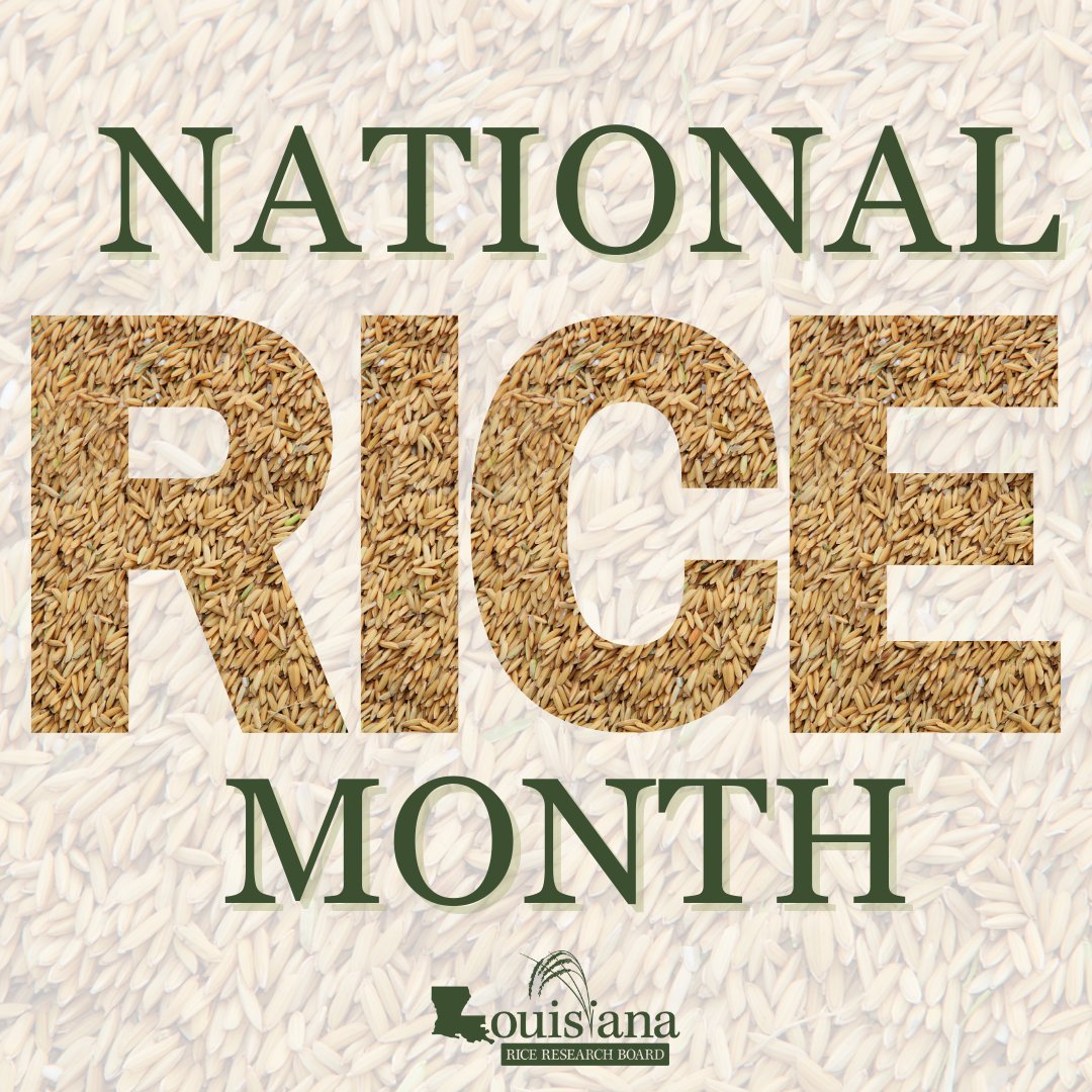 Louisiana rice farmers feed the world, and their checkoff dollars fuel the research that keeps our crop strong. This September, celebrate #NationalRiceMonth and the growers who make every bowl possible! 🌾