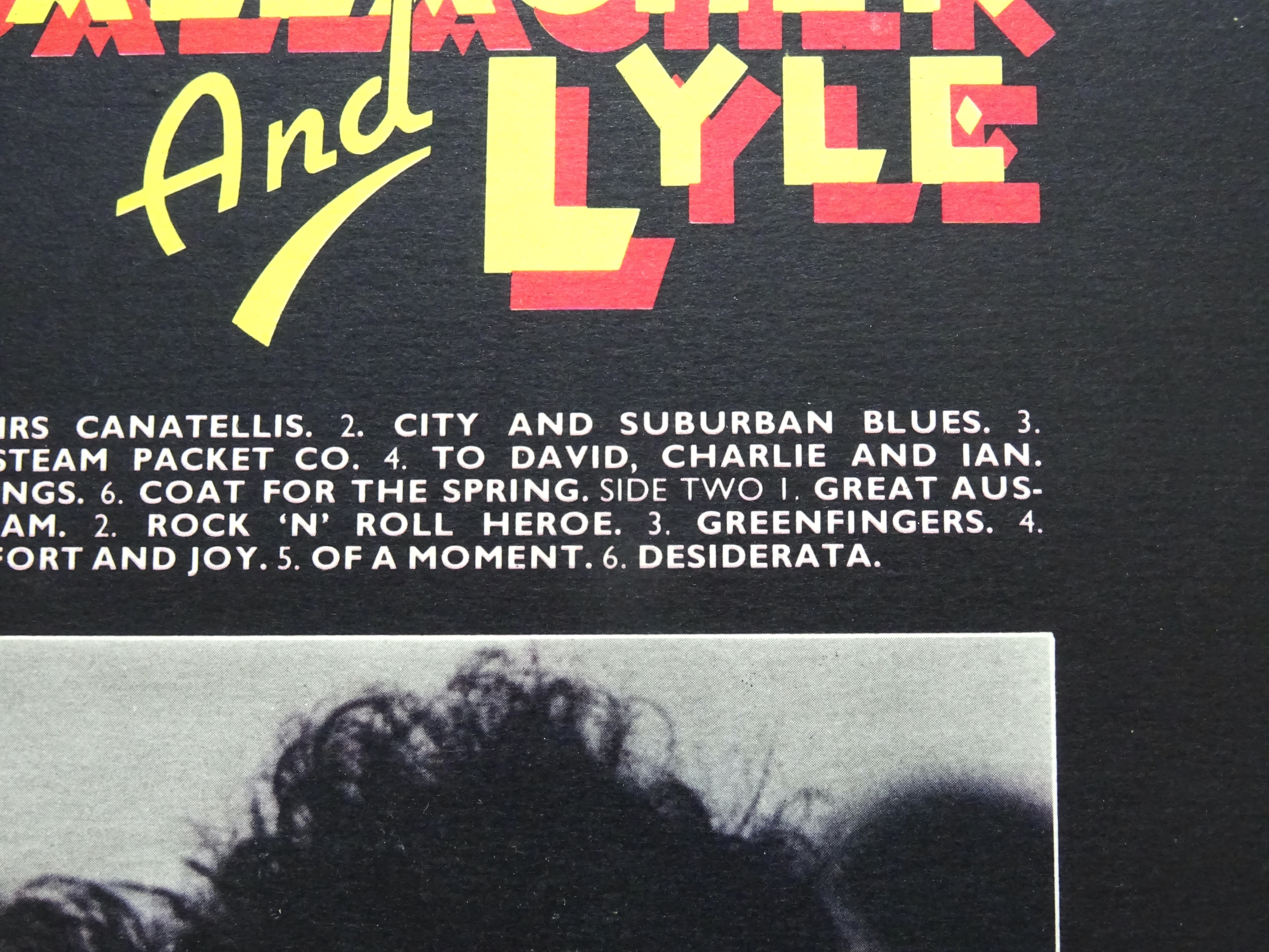 Gallagher And Lyle UK盤レコード Gallagher And Lyle Breakaway + Insert UK Vinyl LP