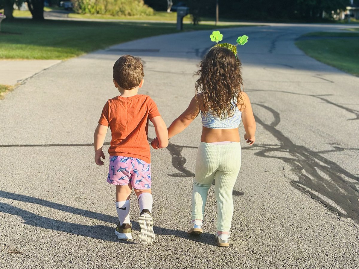 We enjoyed a moment tonight when both kids were leaning into sibling companionship…so precious