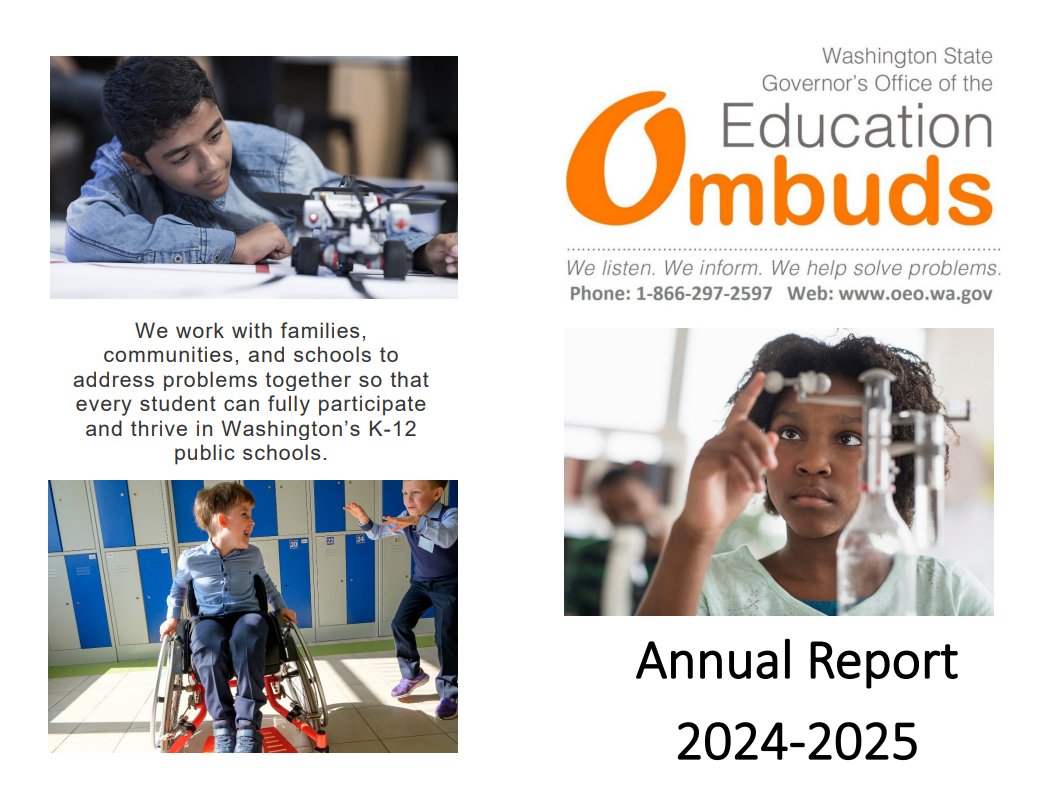 OEO's Annual Report 2024-2025 is now available. Read policy recommendations and view student and outreach data here:
oeo.wa.gov/sites/default/…