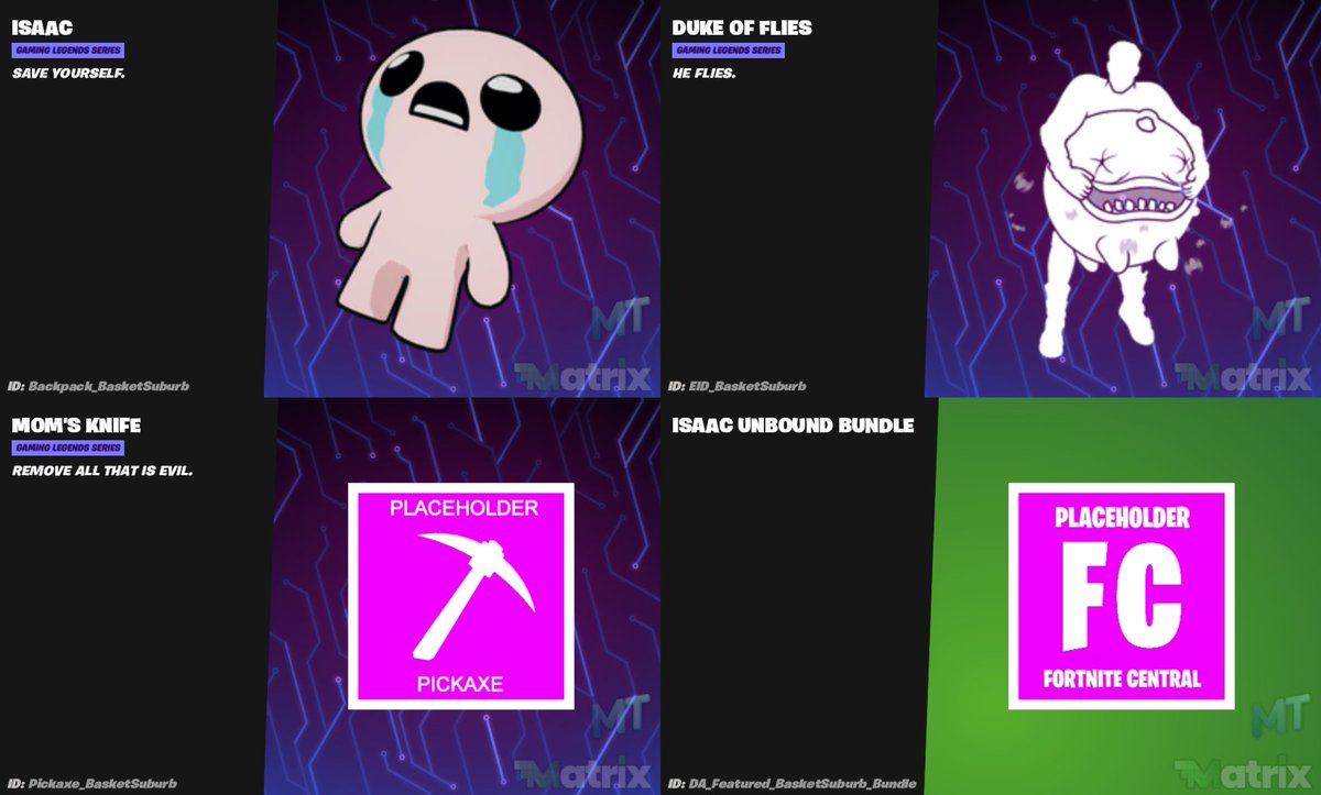 Binding of Isaac x Fortnite!