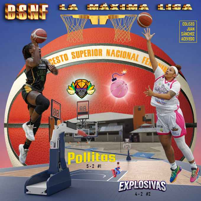 12papopiojo's tweet photo. #Pollitas 1⃣ #vs #Explosivas 2⃣
#BSNF @bsnfpur
#ColiJuanSánchez
#8pm #YouTube
#LaMáximaLiga https://t.co/R6Ony0ejJw