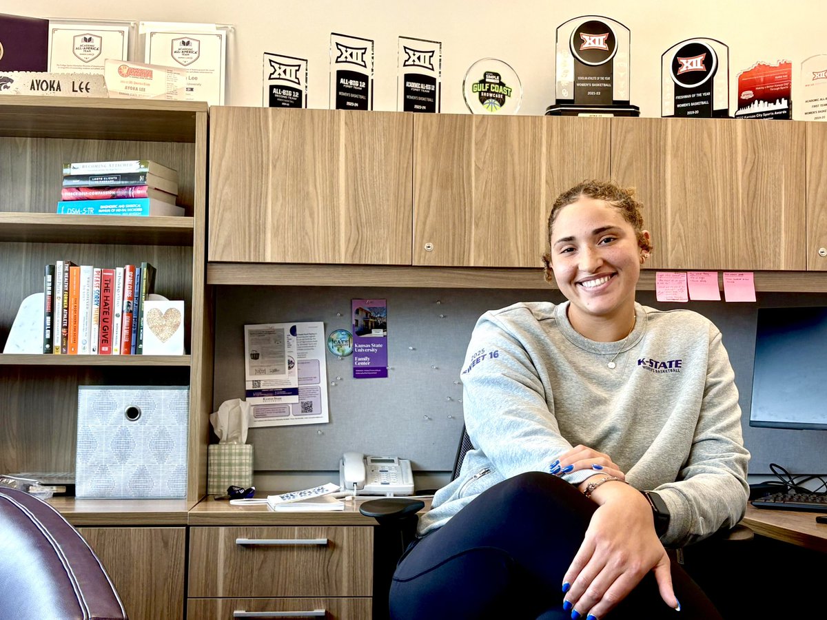 “This position was my dream job.”

Ayoka Lee brought to an end one chapter of her life and is enjoying life without basketball. She is entrenched in her passion as a mental health clinician for K-State Athletics. 

This is Ayoka Lee. 

Story:
kstatesports.com/news/2025/9/11…
