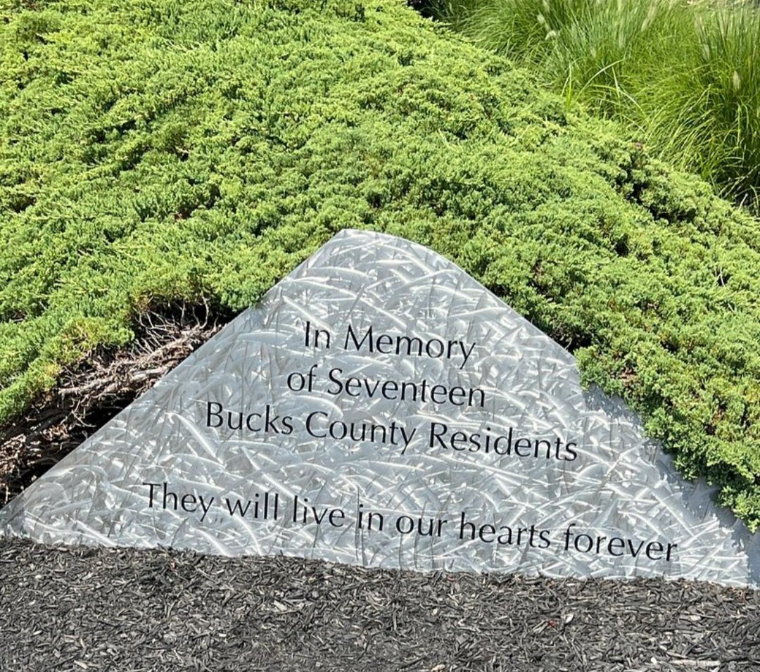 Today we #honor and #remember the 17 precious lives from Bucks County we lost on September 11, 2001. #NeverForget 🇺🇸