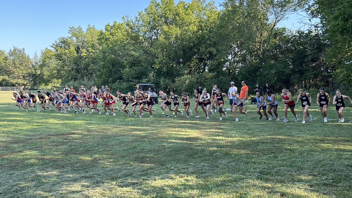 Great to be at the Girard Invitational today at Greenbush! Cool XC course!