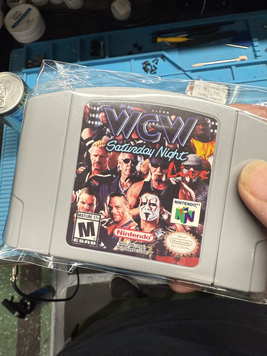 strictnyne's tweet photo. @johnblueriggs Speaking of wrestling, look what I got in today! https://t.co/1TxdHtoXQe
