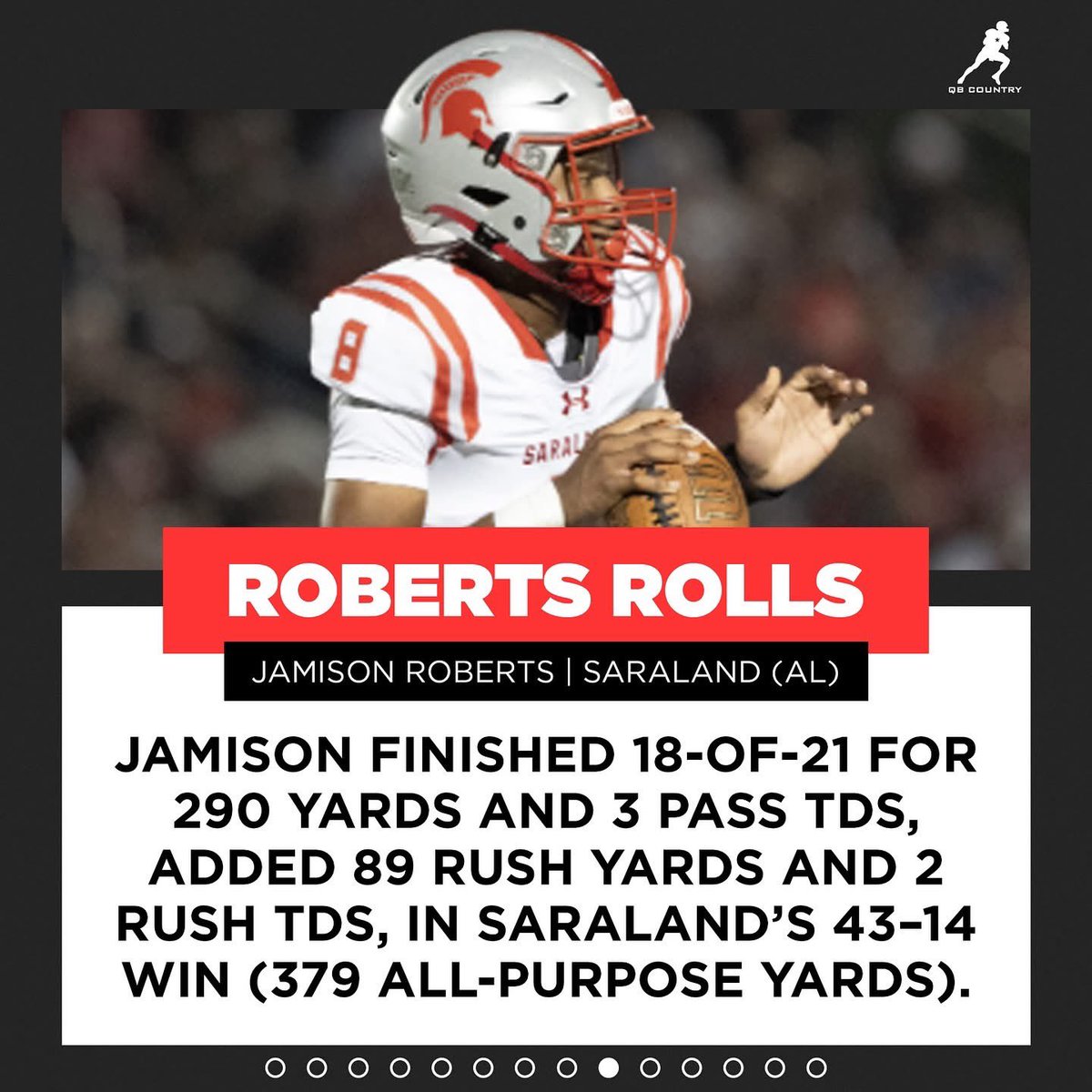 Jamison Roberts 2027 QB 🏈 tweet media