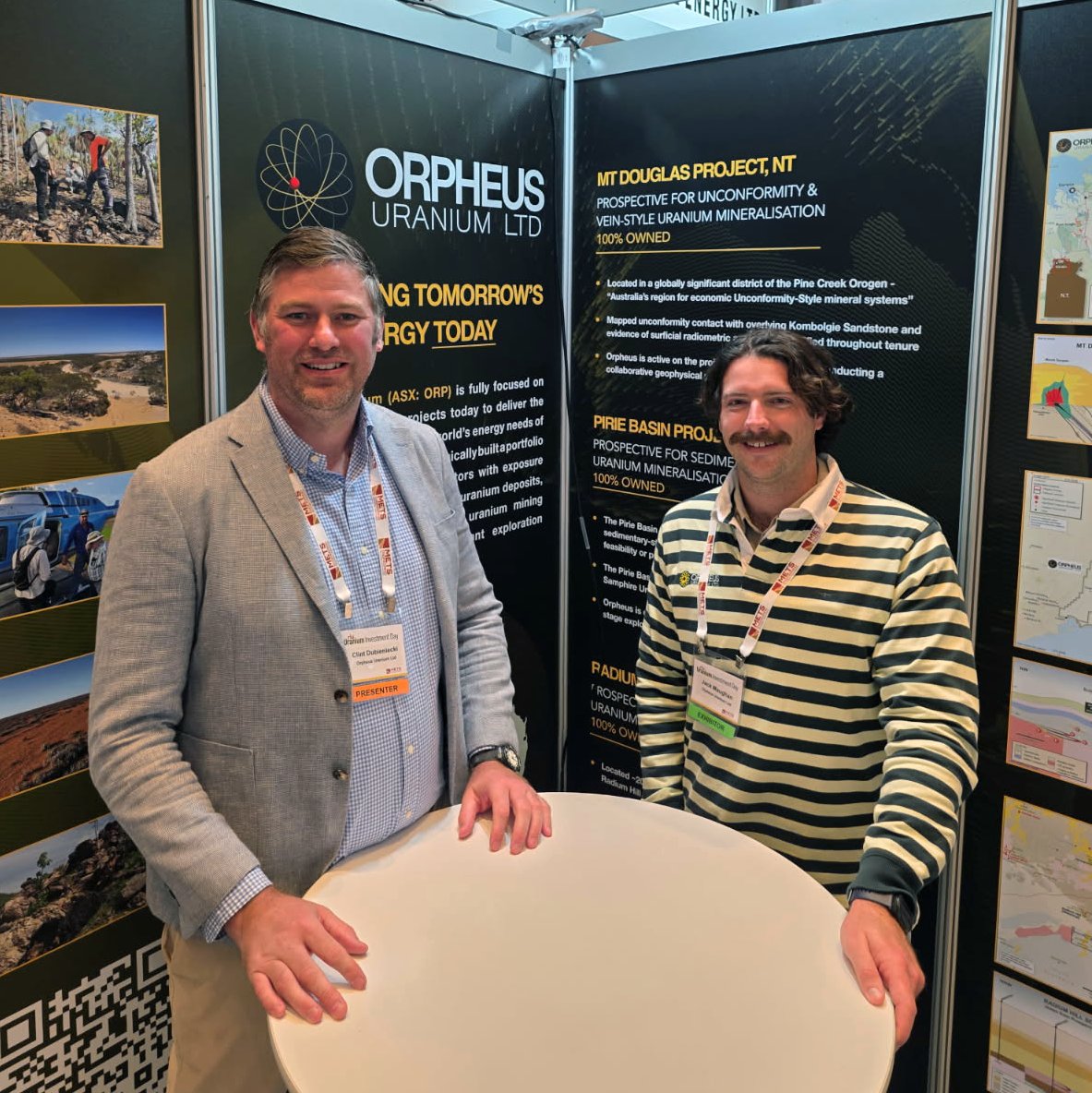Thanks to all the investors who visited the #Orpheus #Uranium booth at the #RIU Conference yesterday. It was great to discuss all the exciting activities coming up. 

If you weren't able to make it, you can watch MD Clinton Dubieniecki's presentation here: ow.ly/15T050WVvV0