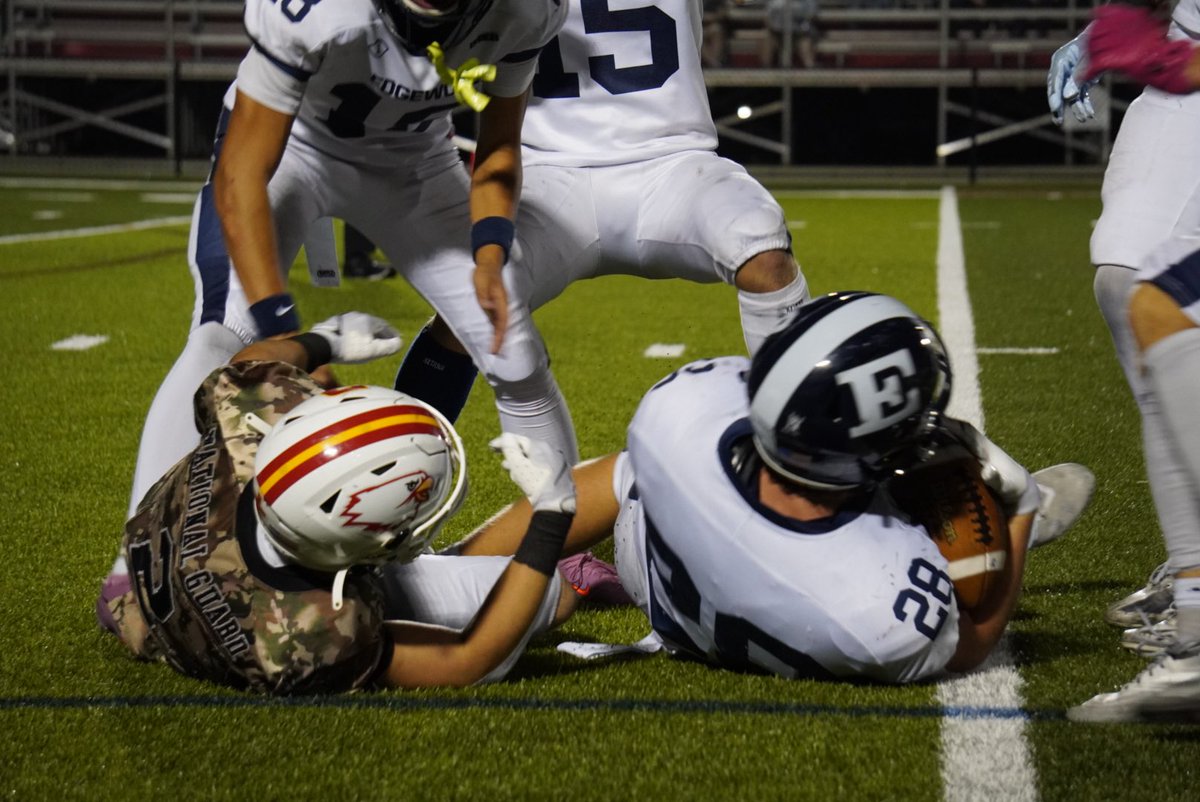 Roman Smith with the pick! But Edgewood doesn’t do much with it and has to punt it back