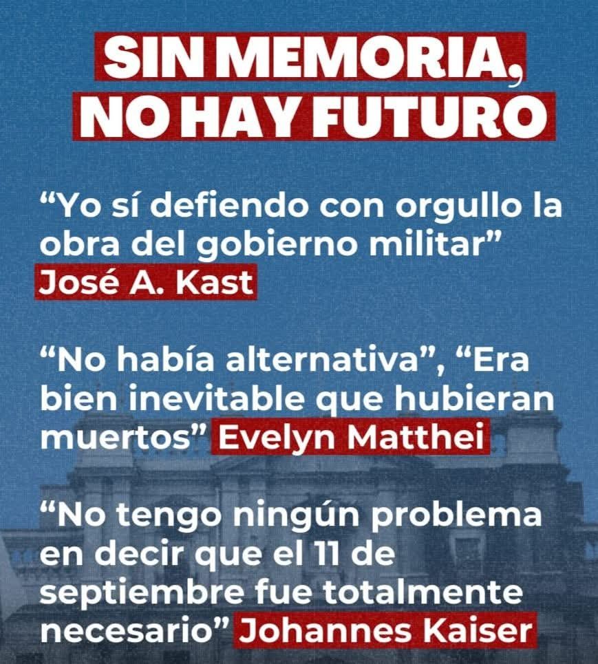 Los patriotas de Chile. Si pudieran harían un golpe sin asco, mientras te dicen que confiemos en ellos. No dudarían ni un segundo, piensa wn antes de decir que estas orgulloso de estas lacras.