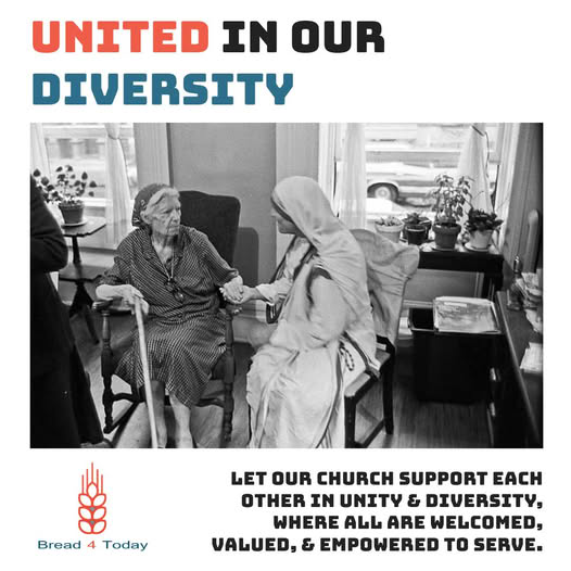 Bread 4 Today (@bread4today) on Twitter photo In  our divided world, let's celebrate the beauty of diversity within our  Church. Together, we are strongerāunited in faith, embracing the unique  gifts each person brings. May we be a living witness to Godās love,  where all are welcomed and valued. š In  our divided world, let's celebrate the beauty of diversity within our  Church. Together, we are strongerāunited in faith, embracing the unique  gifts each person brings. May we be a living witness to Godās love,  where all are welcomed and valued. š