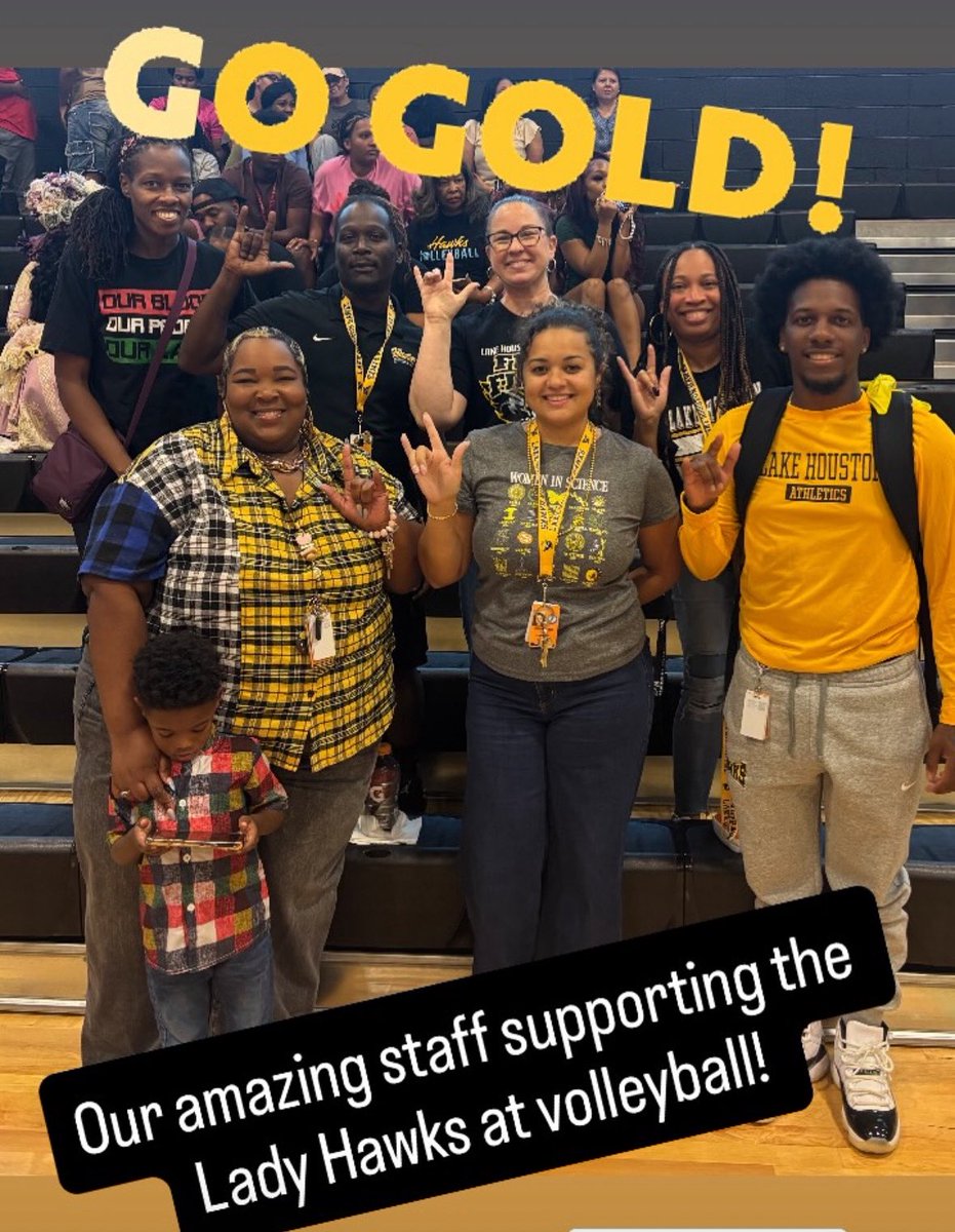 Let’s Go <a href="/LH_LadyHawks/">Lake Houston M.S. Girl's Athletics</a>!!!! Our staff loves cheering on our favorite team!