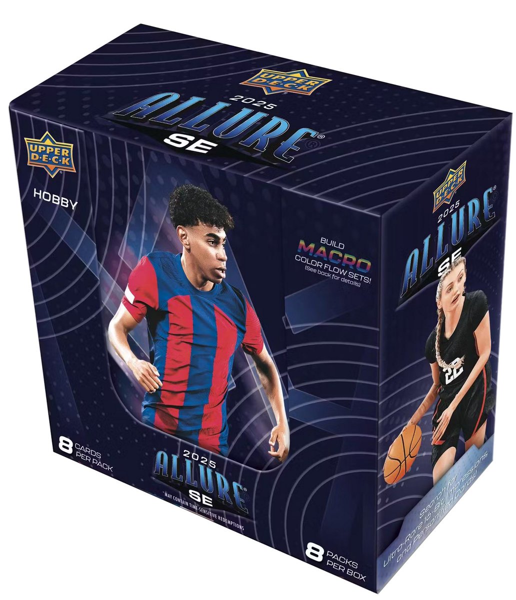 Allure SE from <a href="/UpperDeckSports/">Upper Deck</a> is up next, watch #TheHobby's Web Show LIVE RIGHT NOW and you can win cards from our box!

Find a link to watch LIVE in our bio