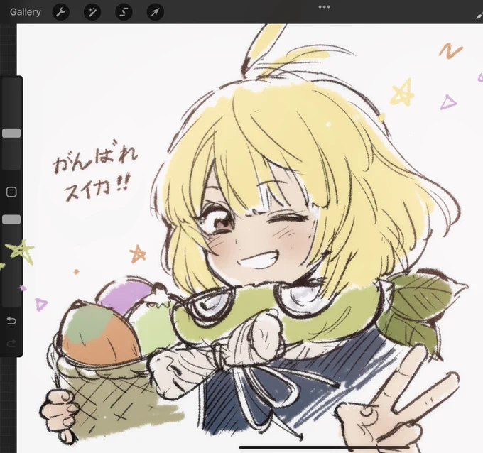 #がんばれスイカ !!✌️🍉✨ 