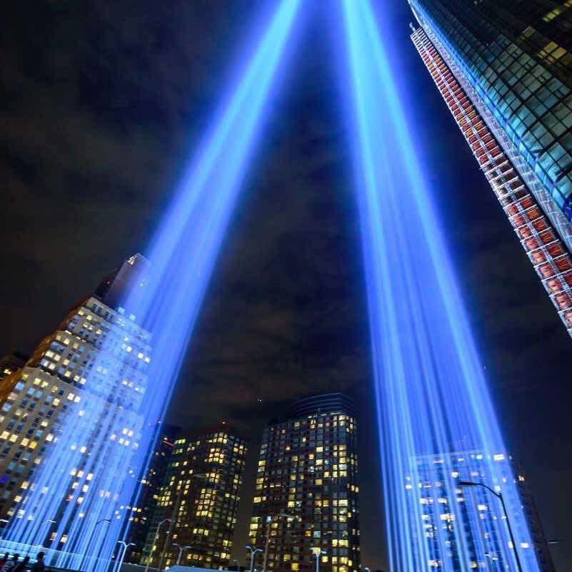 Tribute in Lights
Ground Zero
New York City 
Remembering September 11, 2001
#911