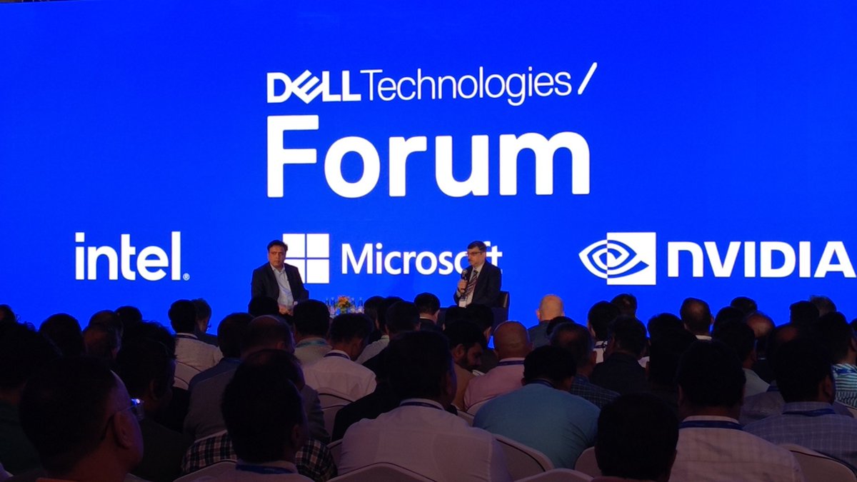 jpshetty70's tweet photo. @Dell_IN 
#DellTechForum. #AIWithDell #Mumbai #DellIndia
Venkat from Dell and Vinayaknfrom Deloitte
V &amp; V from D &amp; D https://t.co/UW65shdXXW