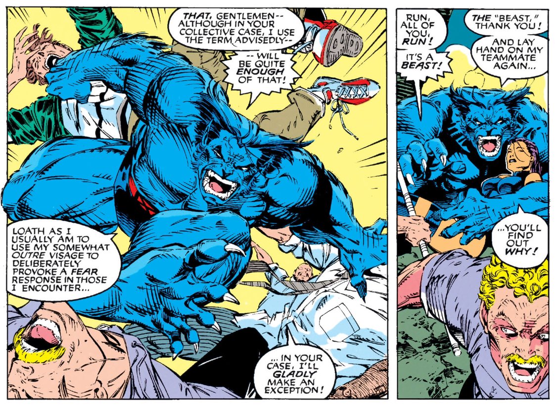 DailyHankMccoy's tweet photo. x-men (1991) issue #2 https://t.co/COn80O2X1B