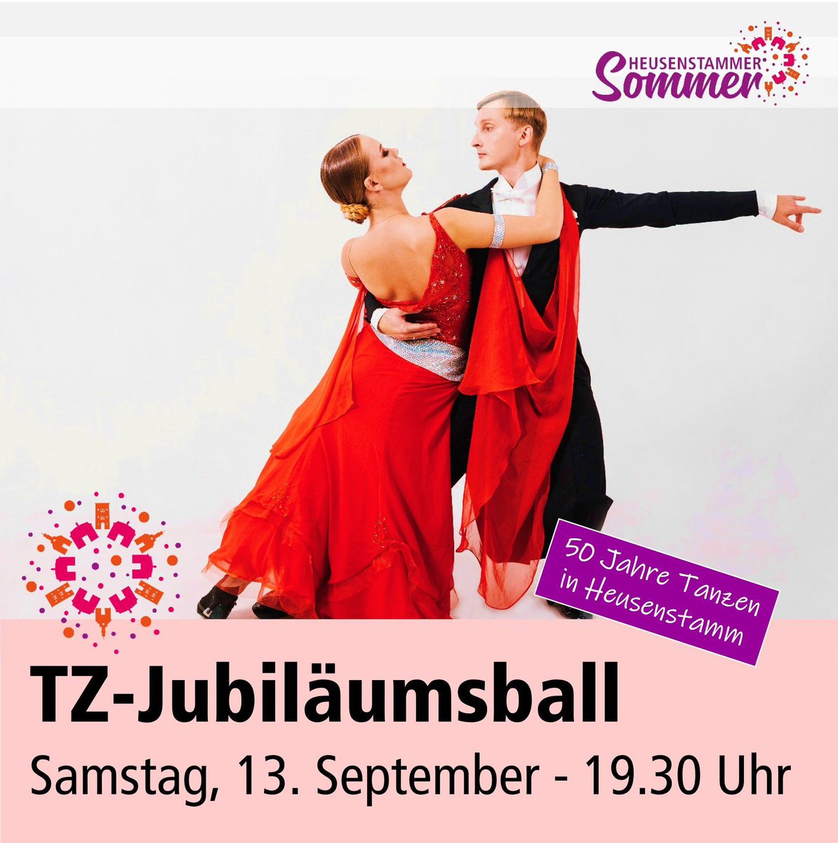 Steffen Ball (@steffenball) on Twitter photo Heusenstammer Sommer: 50 Jahre Tanzen in #Heusenstamm – wir feiern Jubiläum!
👉 Tickets: Über @dasbuchheusenstamm & TZ Heusenstamm
👉 Veranstalter: @tzheusenstamm
Kommt alle vorbei und feiert 50 Jahre Tanzgeschichte in Heusenstamm! 🥂 Heusenstammer Sommer: 50 Jahre Tanzen in #Heusenstamm – wir feiern Jubiläum!
👉 Tickets: Über @dasbuchheusenstamm & TZ Heusenstamm
👉 Veranstalter: @tzheusenstamm
Kommt alle vorbei und feiert 50 Jahre Tanzgeschichte in Heusenstamm! 🥂