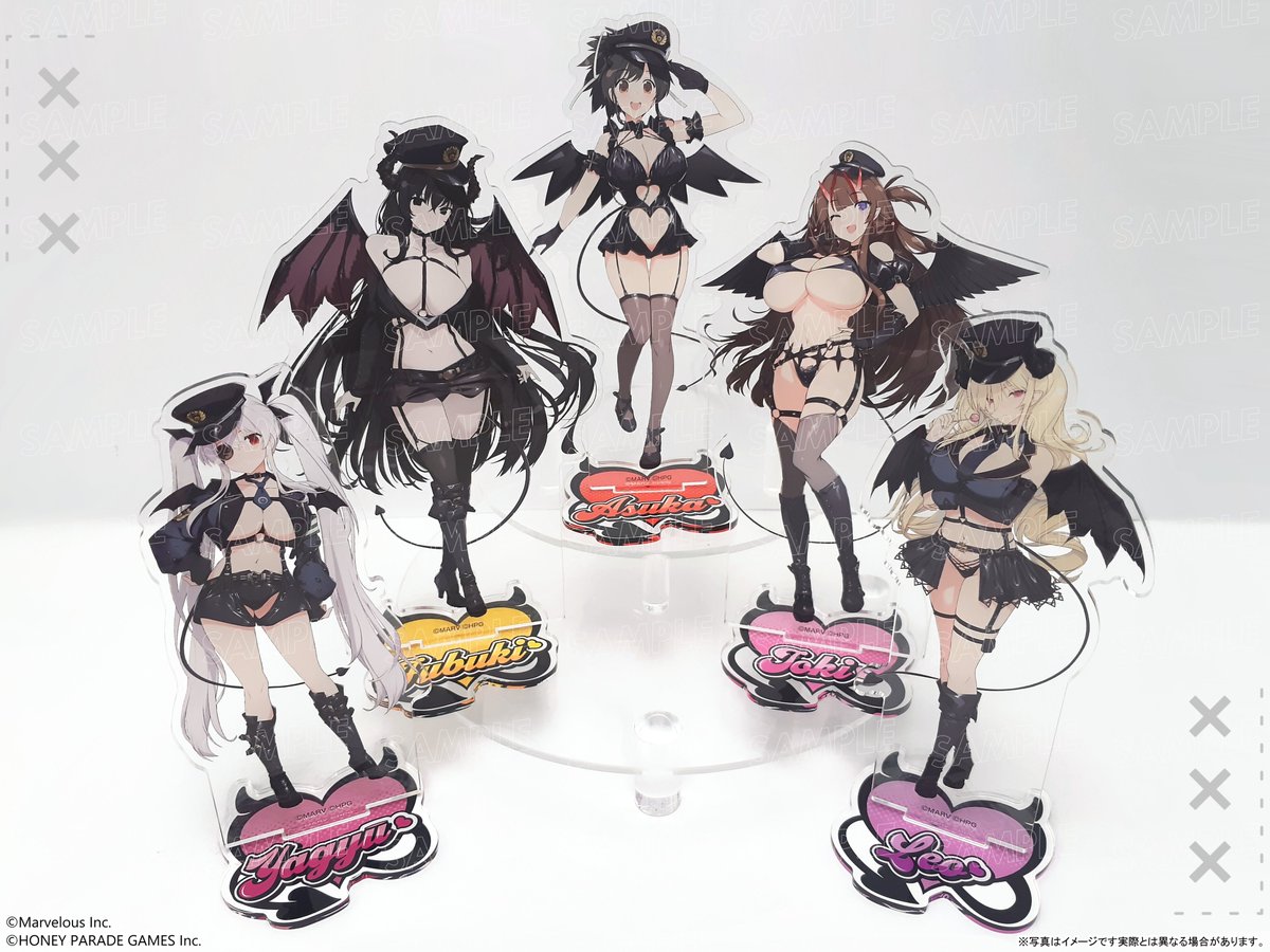 閃乱カグラ　BOOKOFF ブックオフ　デビルポリス　アクリルスタンド 閃乱カグラ』 × BOOK OFF 【商品情報】 👿BIGアクリルスタンド デビル