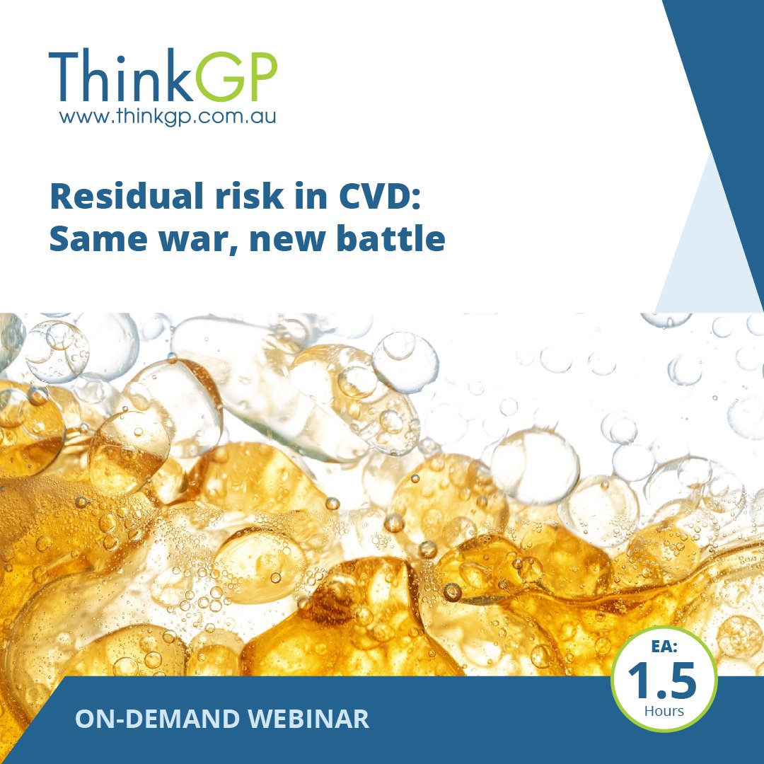 Learn how to go beyond LDL-C in ASCVD care. This on-demand webinar helps GPs identify and manage residual risk using advanced assessments and treatment of non-lipid risk factors like obesity. bit.ly/45sN65v

#cpd #cme #meded #gp
