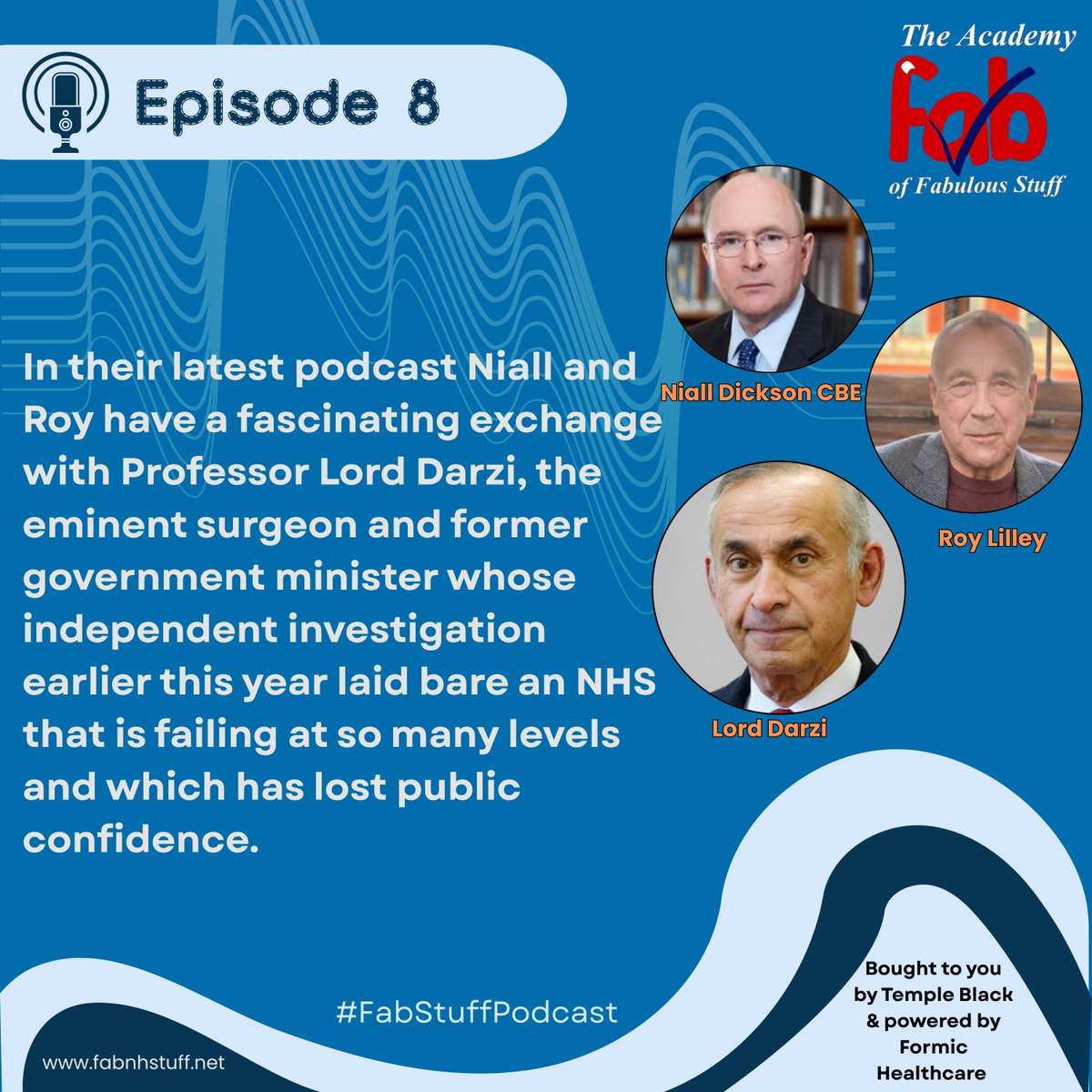 “It’s not a staffing crisis. It’s a collapse in productivity.”

In Ep 8 of the #FabStuffPodcast, Professor Lord Darzi shares what truly shocked him during his NHS review and what must change...

ow.ly/6mHv50WOKgl

#FabStuffPodcast <a href="/RoyLilley/">Roy Lilley 💙</a> @Ara_darzi <a href="/DicksonNiall/">Niall Dickson</a> <a href="/gbtpo/">Dr Theresa Porrett</a>