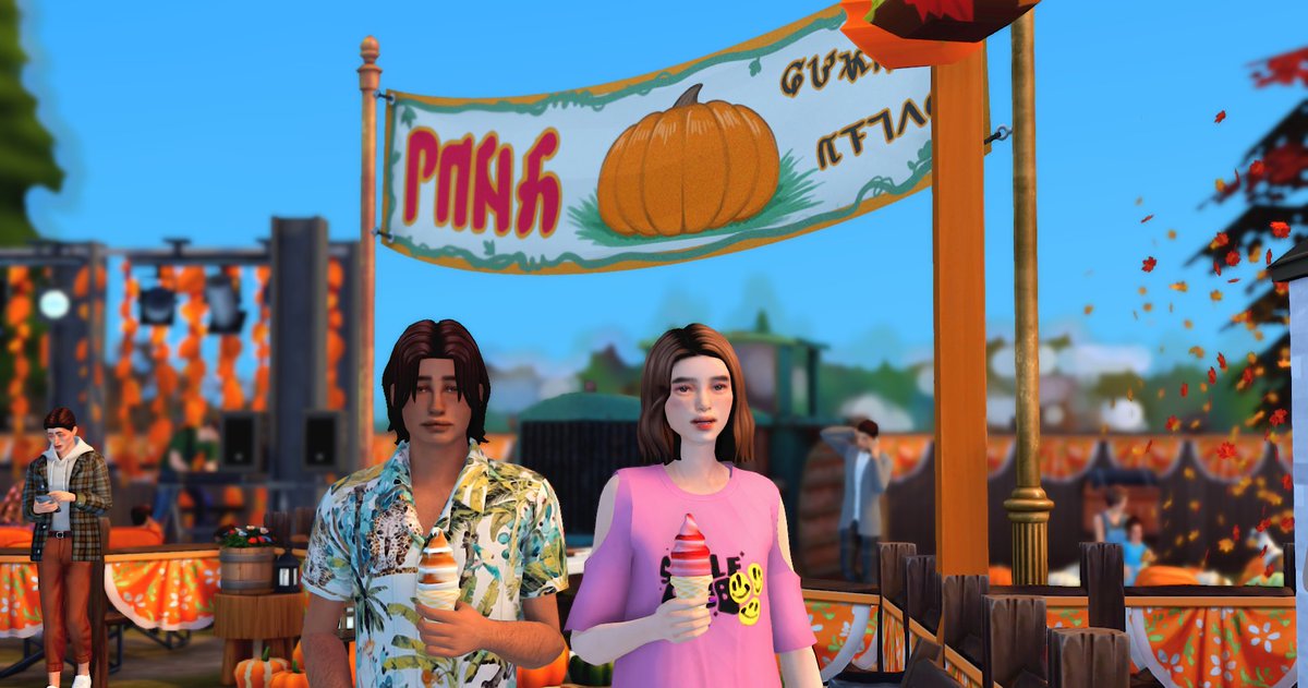 cozydez_'s tweet image. Deco sims are a game changer they add so much life to background scenes