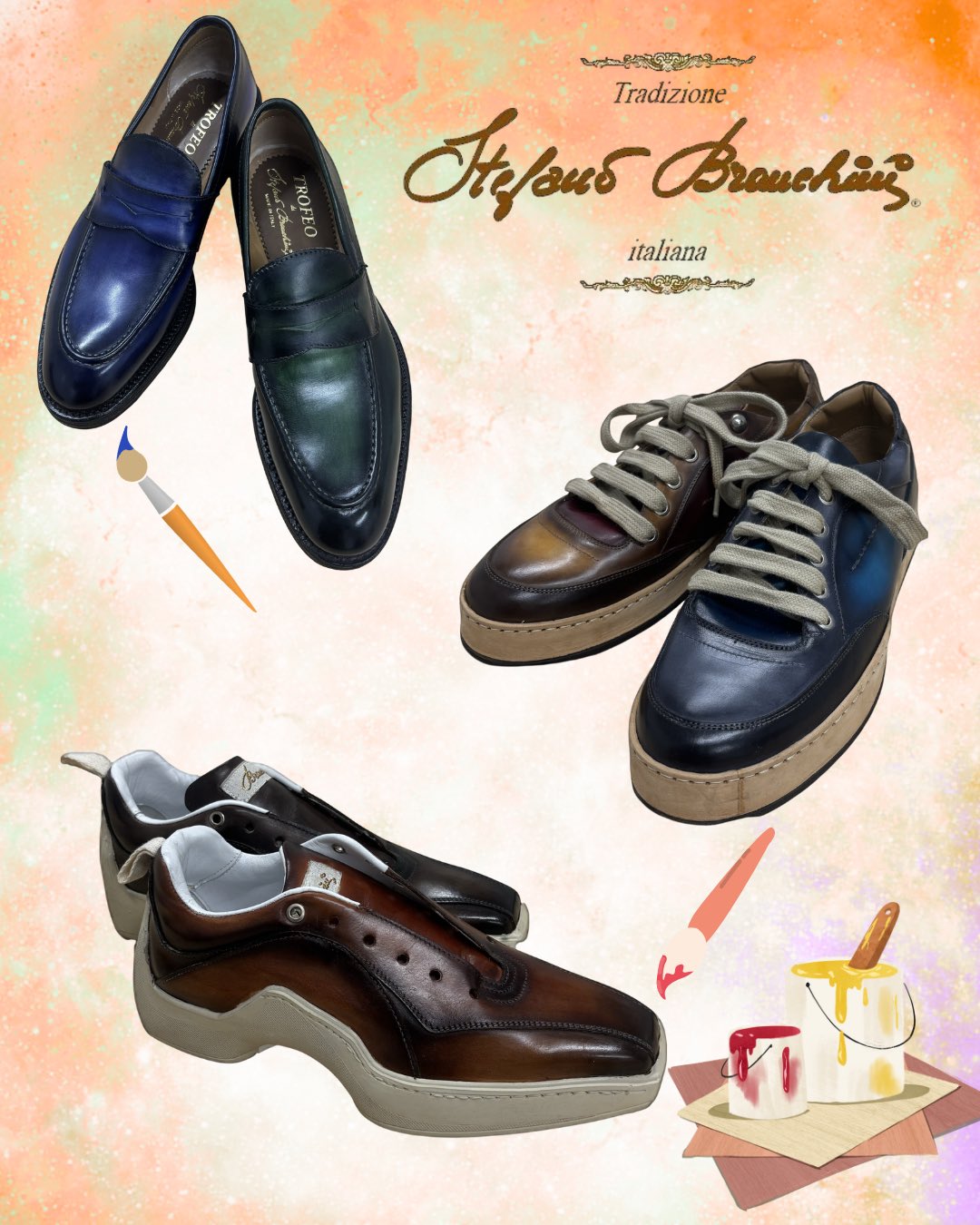 美品 25.5㎝◎鞆ゑ ともえ ビジネスシューズ 紺 装飾ステッチ 日本製 箱付 2〜4万円台で豊富な革靴を展開する国産ブランド・鞆ゑ（ともえ