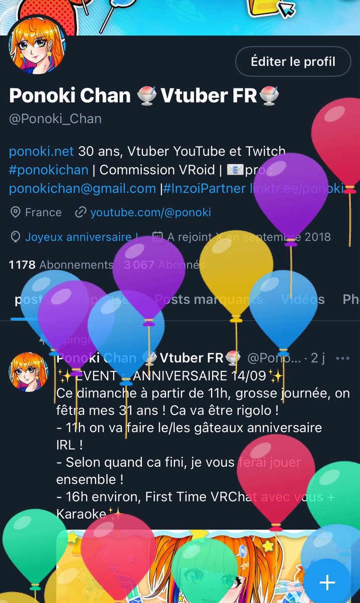 La journée des ballons 🎈 hehe