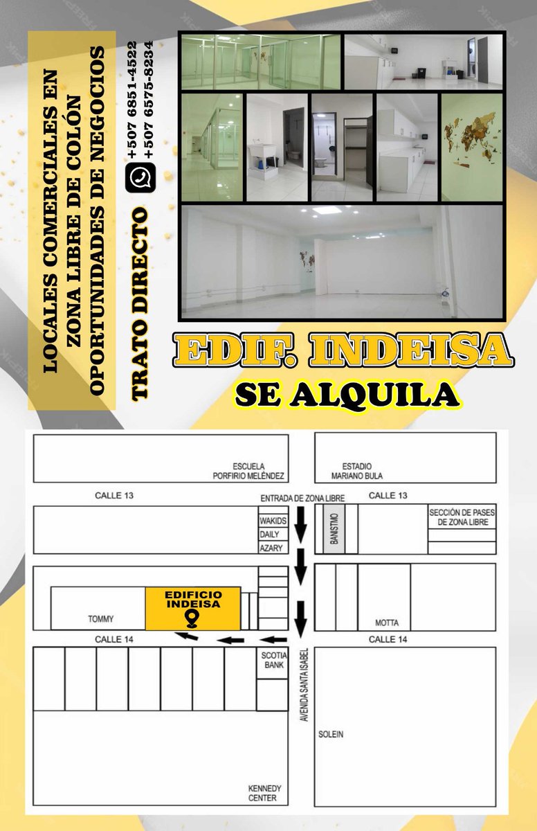 ALQUILER..Locales comerciales en la Zona libre más grande del mundo 0% impuestos 💯% posibilidades, pleno centro bancario informes +50768514522 🇵🇦 #Panama #Ecuador #Nicaragua #ElSalvador #Honduras #CostaRica #Nicaragua #cuba #Guatemala #Venezuela #Haiti #mexico #DominicanRepublic