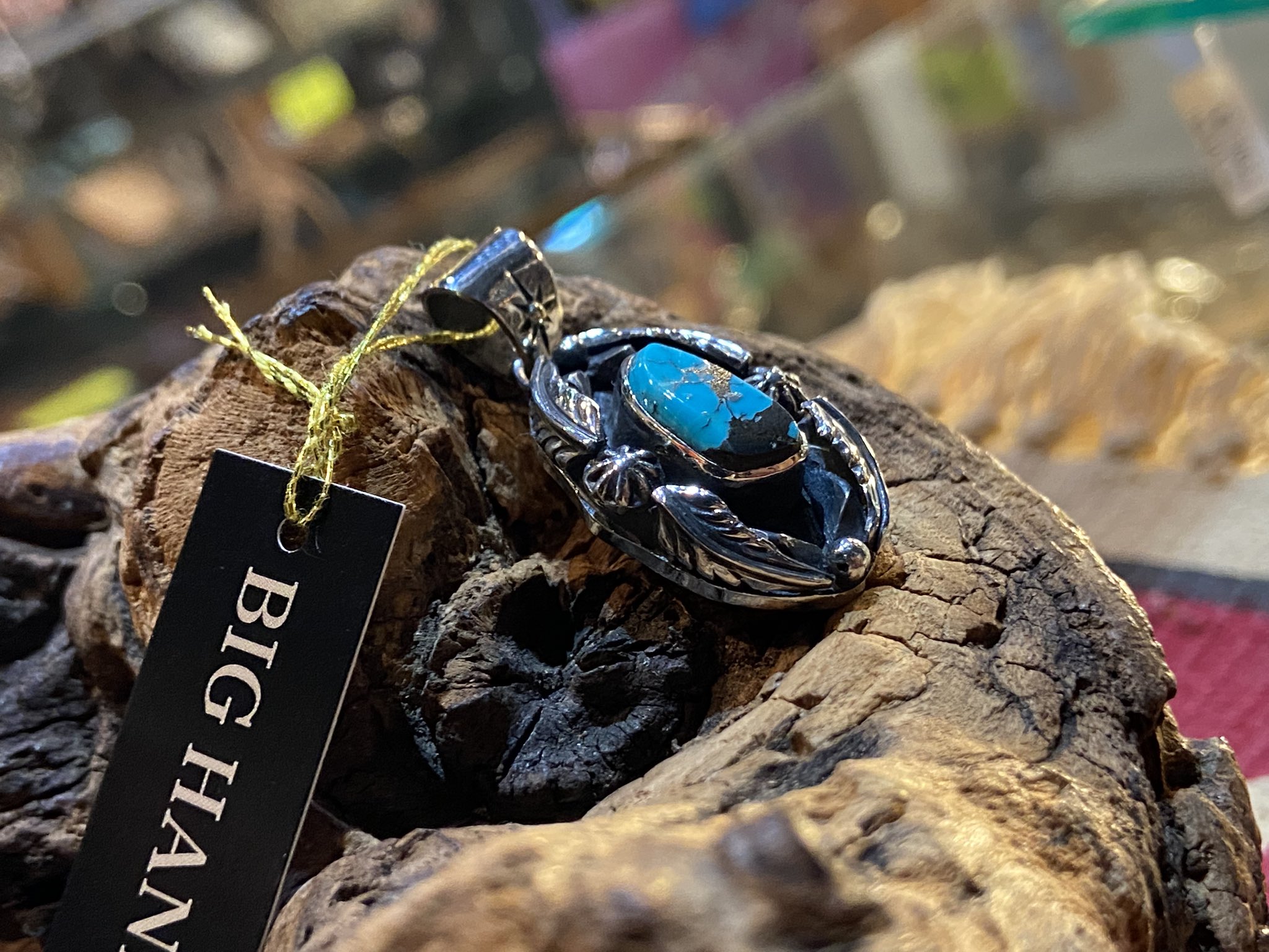 big hand ターコイズ シルバー ペンダント ビックハンド ターコイズ