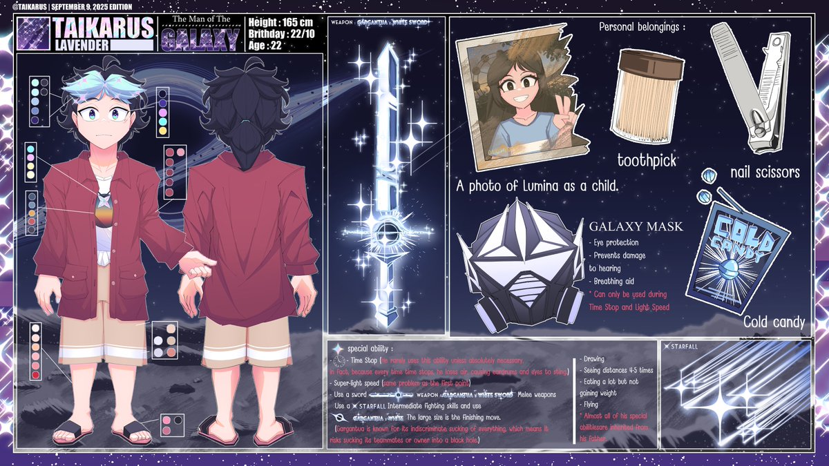 Taikarus's tweet photo. This is my main OC! 💜💙 https://t.co/EJc4M2nNLM