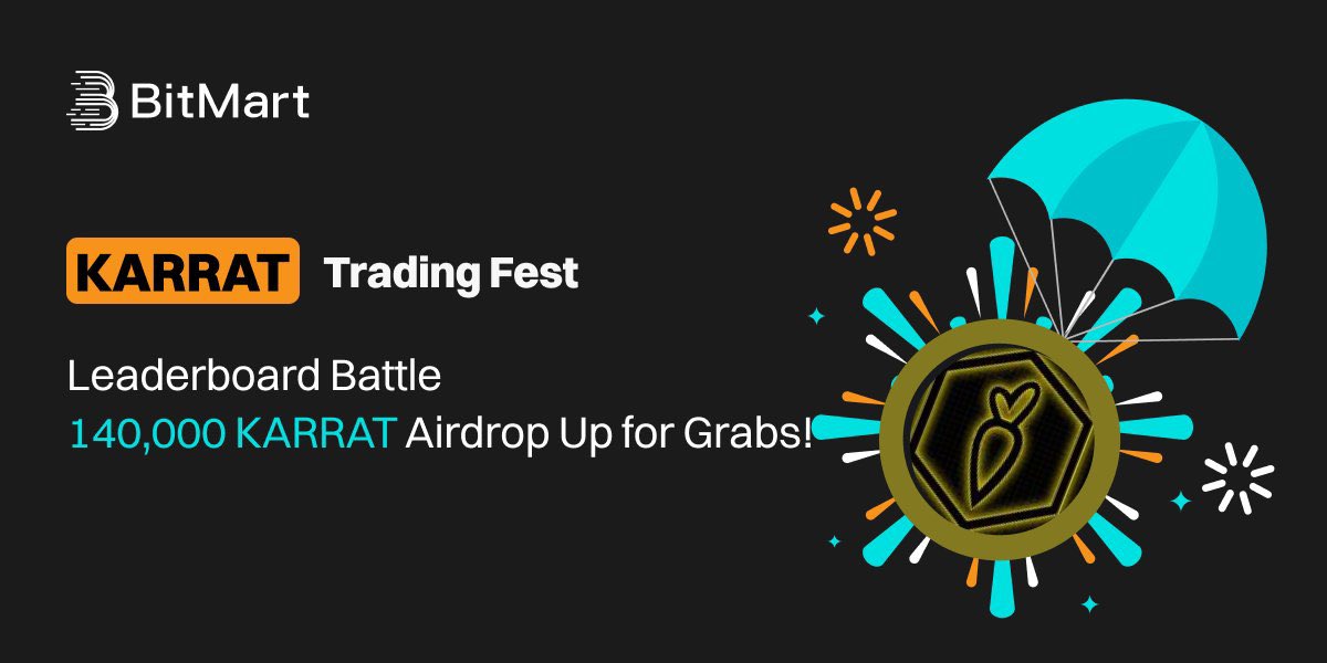 🎉 #KARRAT Trading Fest is Live on #BitMart!   

🤩 New Users Exclusive: 30,000 $KARRAT #Airdrop! 

$KARRAT Trading Competition – 100,000 $KARRAT Prize Pool!  

Join #Karrat X #BitMart Social Media #Airdrops – 10,000 $KARRAT #Giveaway! 
1️⃣ Follow <a href="/BitMartExchange/">BitMart</a> &amp; <a href="/karratcoin/">Karrat</a>
2️⃣