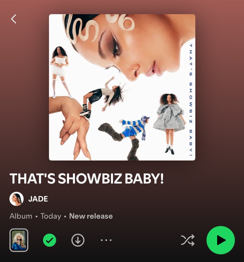 no we will be streaming the life of a showgirl’s little sister THAT’S SHOWBIZ, BABY by JADE thank you very much