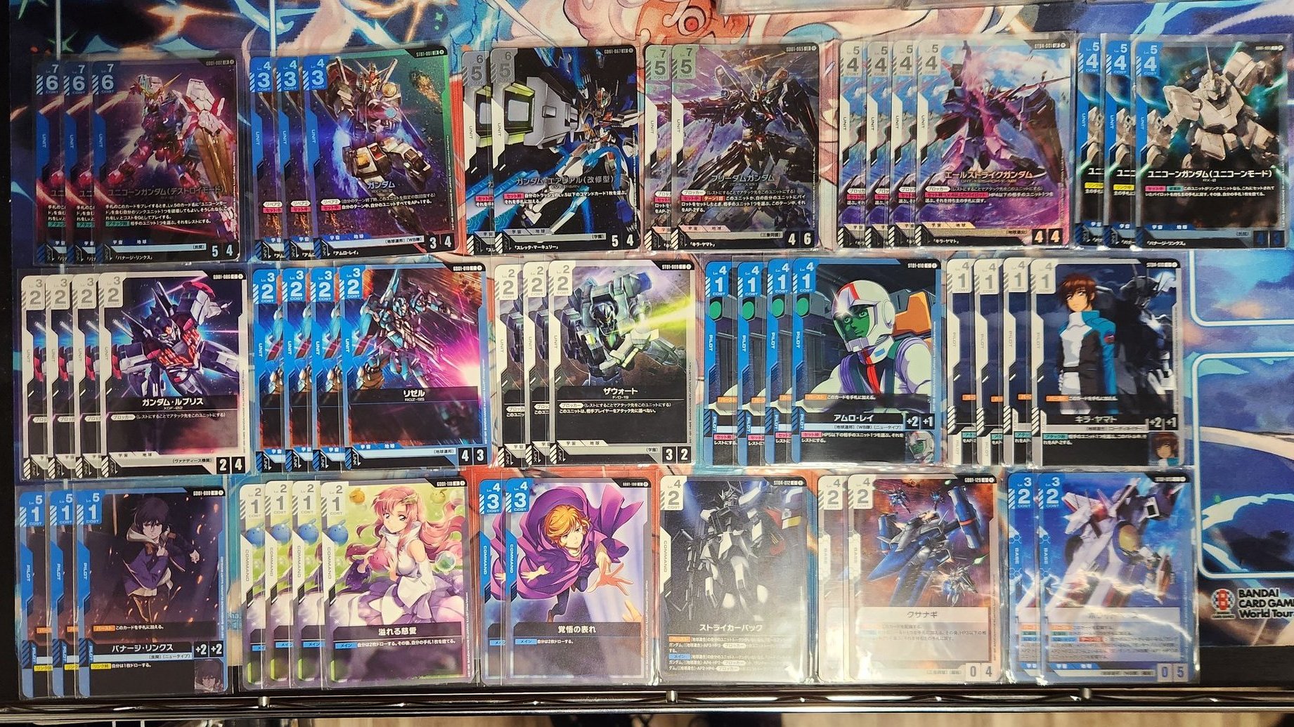 ガンダムカードゲーム　青白　パーツ　ユニコーン　まとめ売り ✨ネクストプロ大須2号店✨ on X: 
